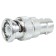 BNC Male (plug) to BNC Female (Jack) Adapter, Nickel Plated Brass Body, High Temp, 1.2 VSWR